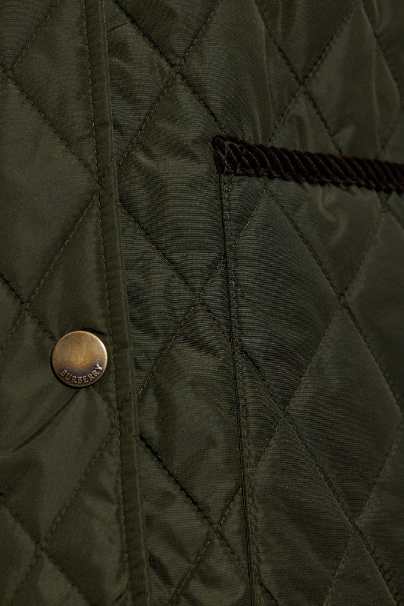 24AW new/Burberry キルティングコート Coat Green Authentic Burberry Women Quilted Jacket Coat Green | eBay